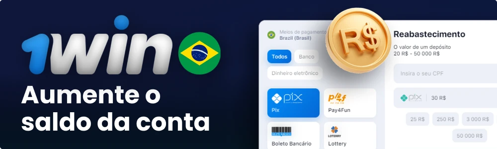 Financie sua conta 1win