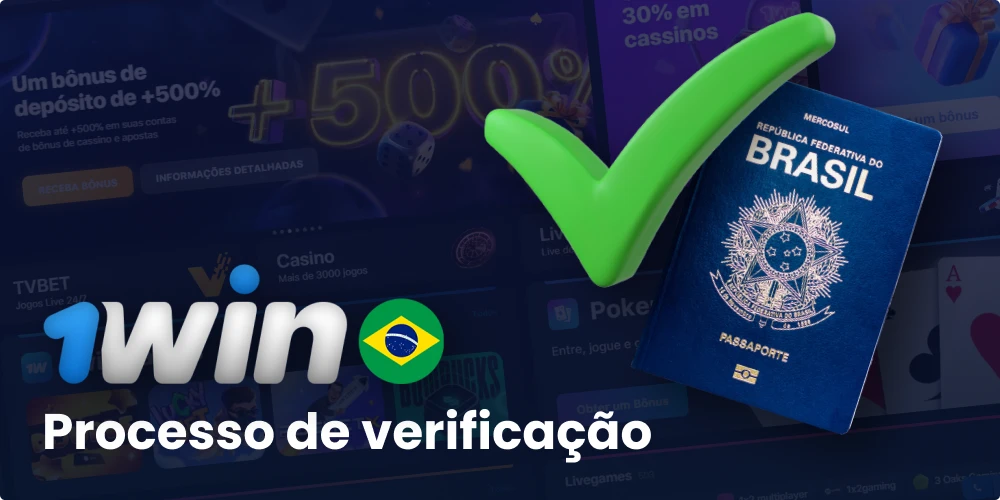 Processo de verificação para utilizadores 1win