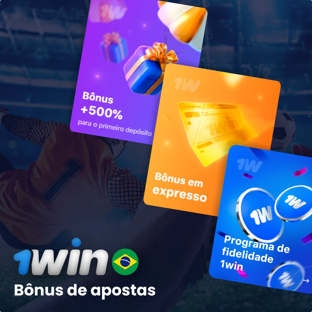 Bónus de apostas no Brasil da 1win