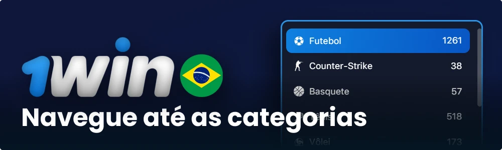 Esportes categorias 1win Brasil