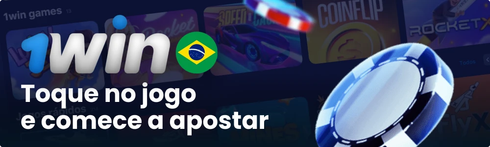 Clique em um jogo e comece a apostar com 1win