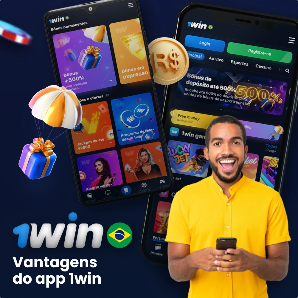 Benefícios da aplicação 1win
