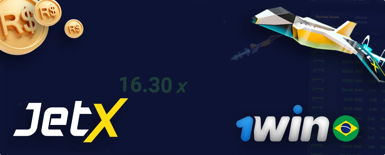 Jogar JetX 1win Brasil