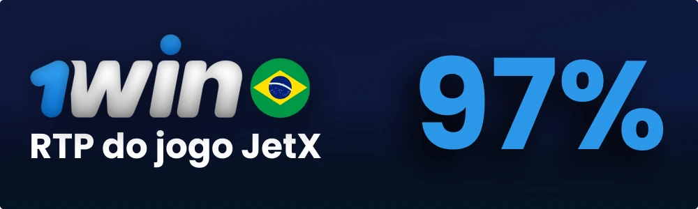 Porcentagem de retorno ao jogador do 1win JetX jogo